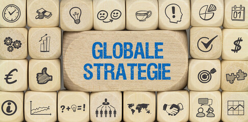 Wall Mural - globale Strategie	