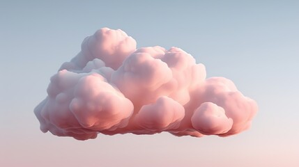 Wall Mural - Soft cloudscape with gentle gradients, suitable for tranquil sky backgrounds and peaceful outdoor scenes. Illustrater Image, Shiny, bright, beautiful , Minimalism,