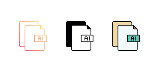 Css icon design with white background stock illustration