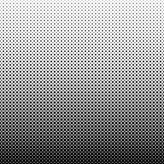 Poster - geometrical black and white repeating dot pattern background design - monochrome vector graphic from