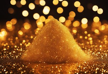 Poster - gold christmas bokeh