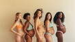 © liliyabatyrova - A group of pregnant women stand in a row