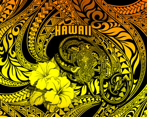 Maori Polynesian Hawaiian pattern tattoo design illustrations. Unique and Novel Design Combining Polynesian Patterns