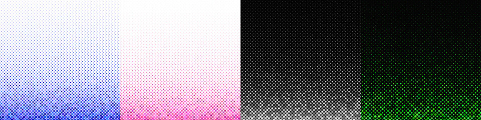 Poster - Abstract geometrical dot pattern collection