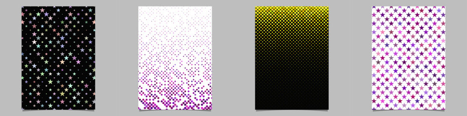 Poster - Abstract geometrical brochure background collection