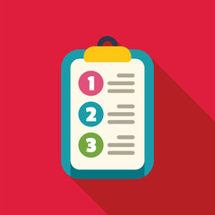 Poster - clipboard is showing the steps of a business strategy for a startup company
