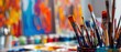 © Brian - large assortment of art supplies in the art store - paints, brushes, and more for the professional or hobbyist artist on display in a studio/retail space