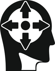 Poster - concept of decision making, planning, strategy, and choosing the right path