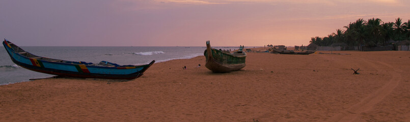 Naklejka na meble Beautiful view of a beach in Grand-Popo, Benin