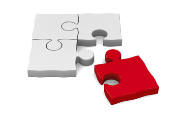 Poster - Stand Out From The Crowd. Isolated 3D illustration