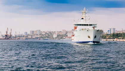 ship in the harbor