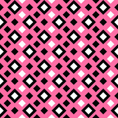 Poster - Abstract threetone mosaic pattern background - seamless vector geometric design