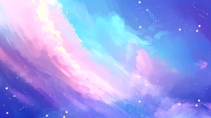 Poster - Digital Painting of a Fantasy Sky