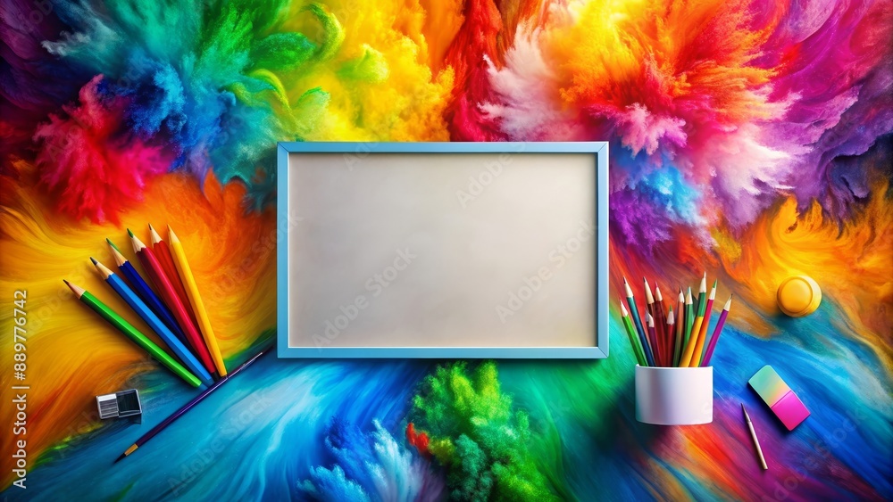 Vibrant random notification and color prompt for graphic designer ...
