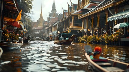 Bangkok travel concept