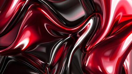 Wall Mural - Abstract Red waves geometric background. Modern background design. gradient color. Fluid shapes composition. Fit for presentation design. website, banners, wallpapers, brochure, posters