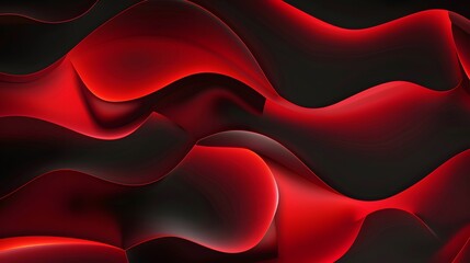 Fototapete - Abstract Red waves geometric background. Modern background design. gradient color. Fluid shapes composition. Fit for presentation design. website, banners, wallpapers, brochure, posters