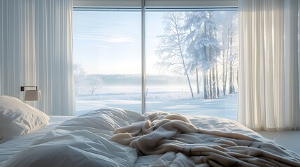 Poster - bedroom with window