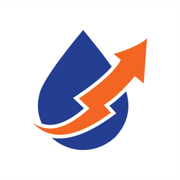water financial logo design