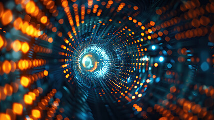 Abstract communication and future technology data flow