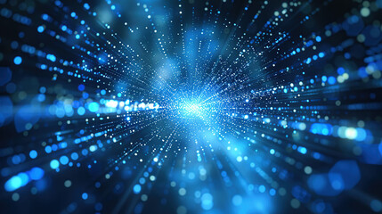 Abstract communication and future technology data flow