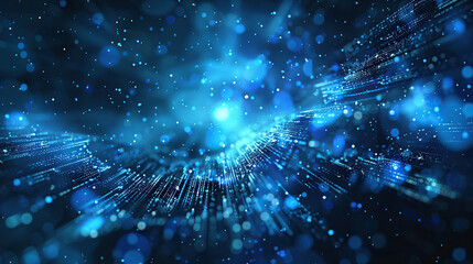 Abstract communication and future technology data flow