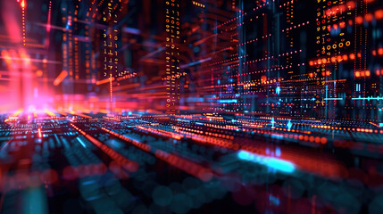 Abstract communication and future technology data flow