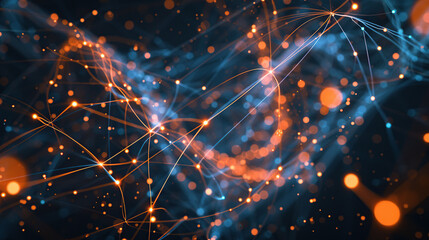 Abstract communication and future technology data flow