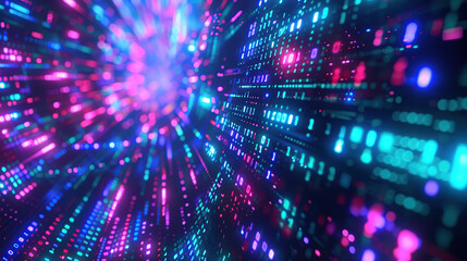 Abstract communication and future technology data flow