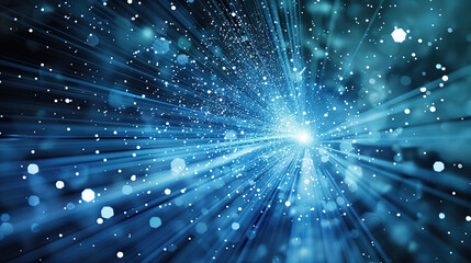 Abstract communication and future technology data flow