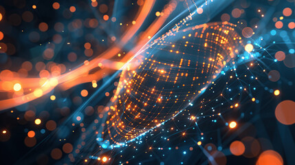 Abstract communication and future technology data flow