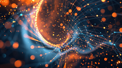 Abstract communication and future technology data flow