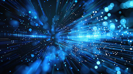 Abstract communication and future technology data flow