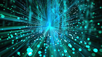 Abstract communication and future technology data flow