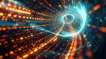 Abstract communication and future technology data flow