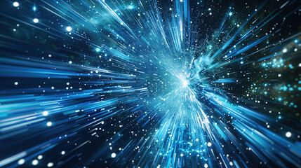 Abstract communication and future technology data flow