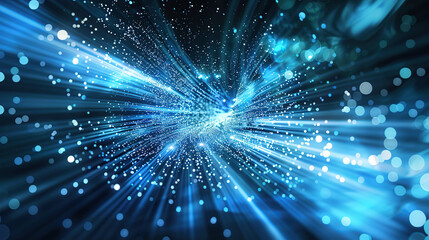 Abstract communication and future technology data flow