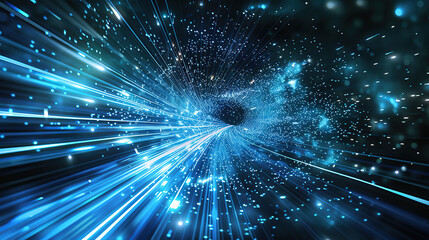 Abstract communication and future technology data flow