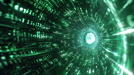 Abstract communication and future technology data flow