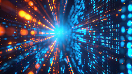 Abstract communication and future technology data flow