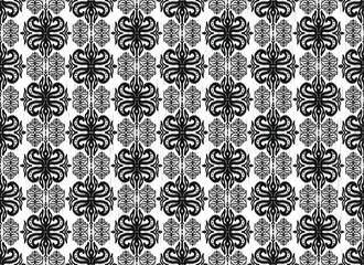 Poster - Ikat fabric abstract symbol aztec illustration5