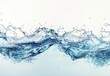© positfid - Abstract Blue Water Splash with Droplets