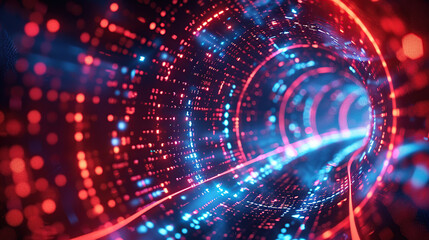 Abstract communication and future technology data flow