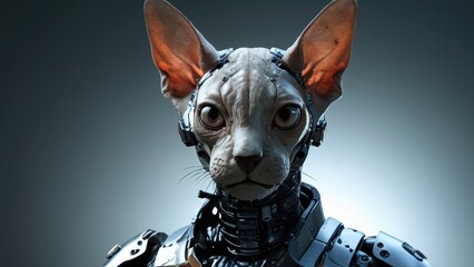 Poster - Cybernetic Cat.