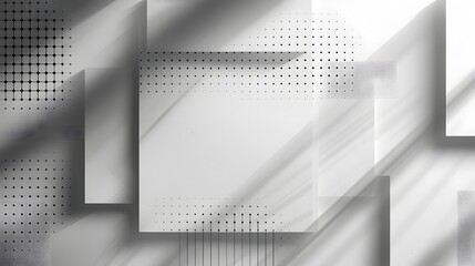 Poster - Modern Minimalist Frame Design with Abstract Patterns and Clean Background