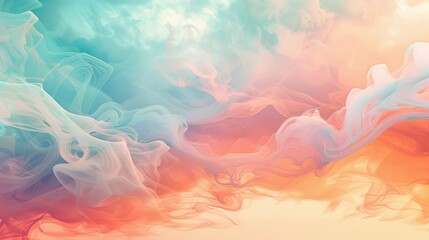 Wall Mural - Abstract smoke or mist background floating in the air creates a beautiful pattern.