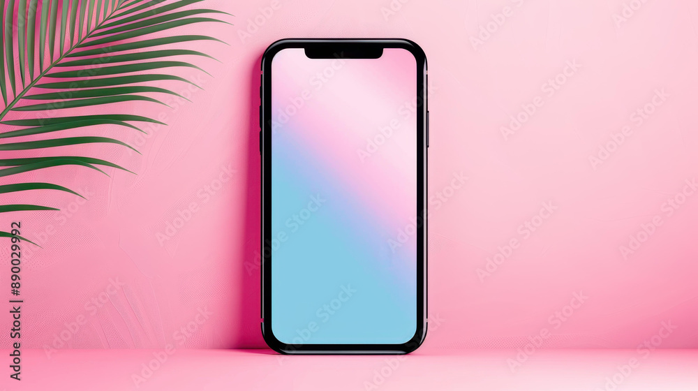 Simplistic browser template for website mobile app design. Minimalistic