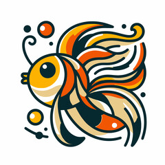 illustration of a goldfish