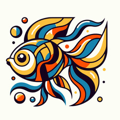 illustration of a goldfish