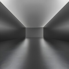 Poster - Sleek Grey Gradient Backdrop for Minimalist Product Presentation